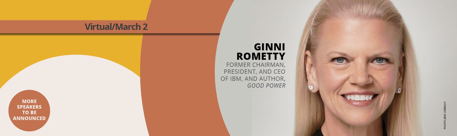 2023 Virtual Keynote Speaker Ginny Rometty