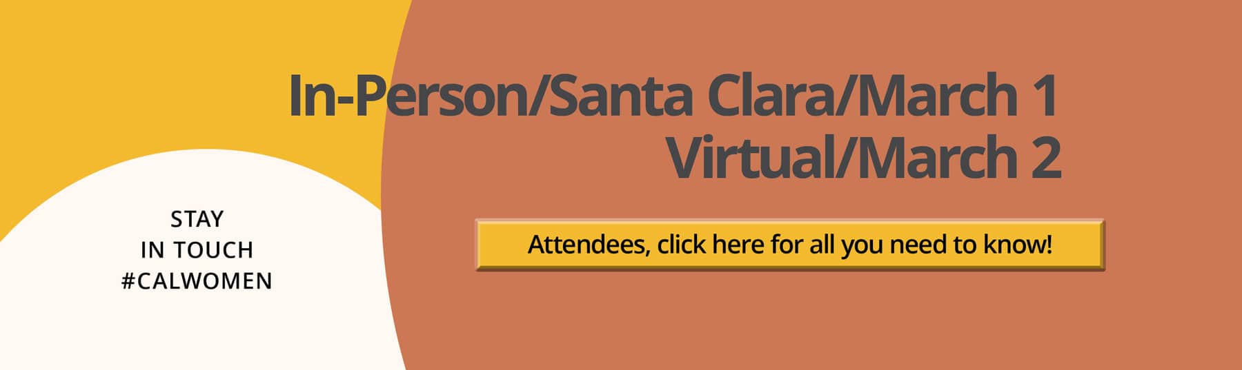 Attendees, click here for all you need to know!