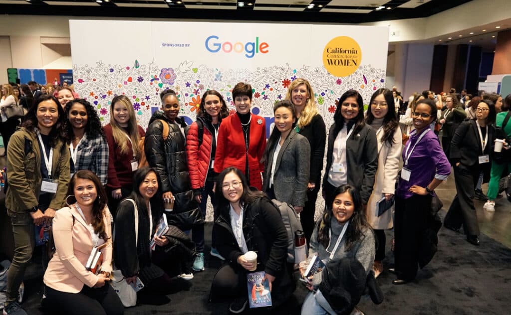 attendees posing for a group photo at the 2023 CA Conference for Women